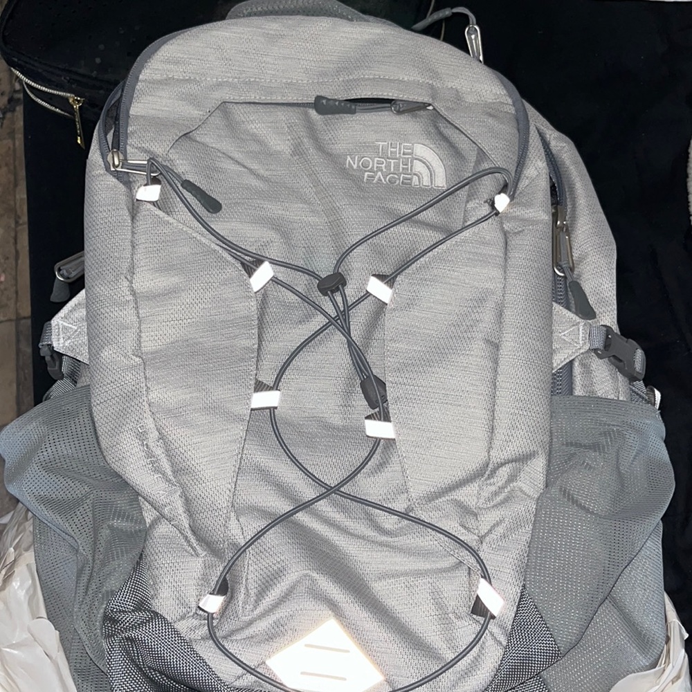 The north face backpack. Brand new, took the tags off but never used.
